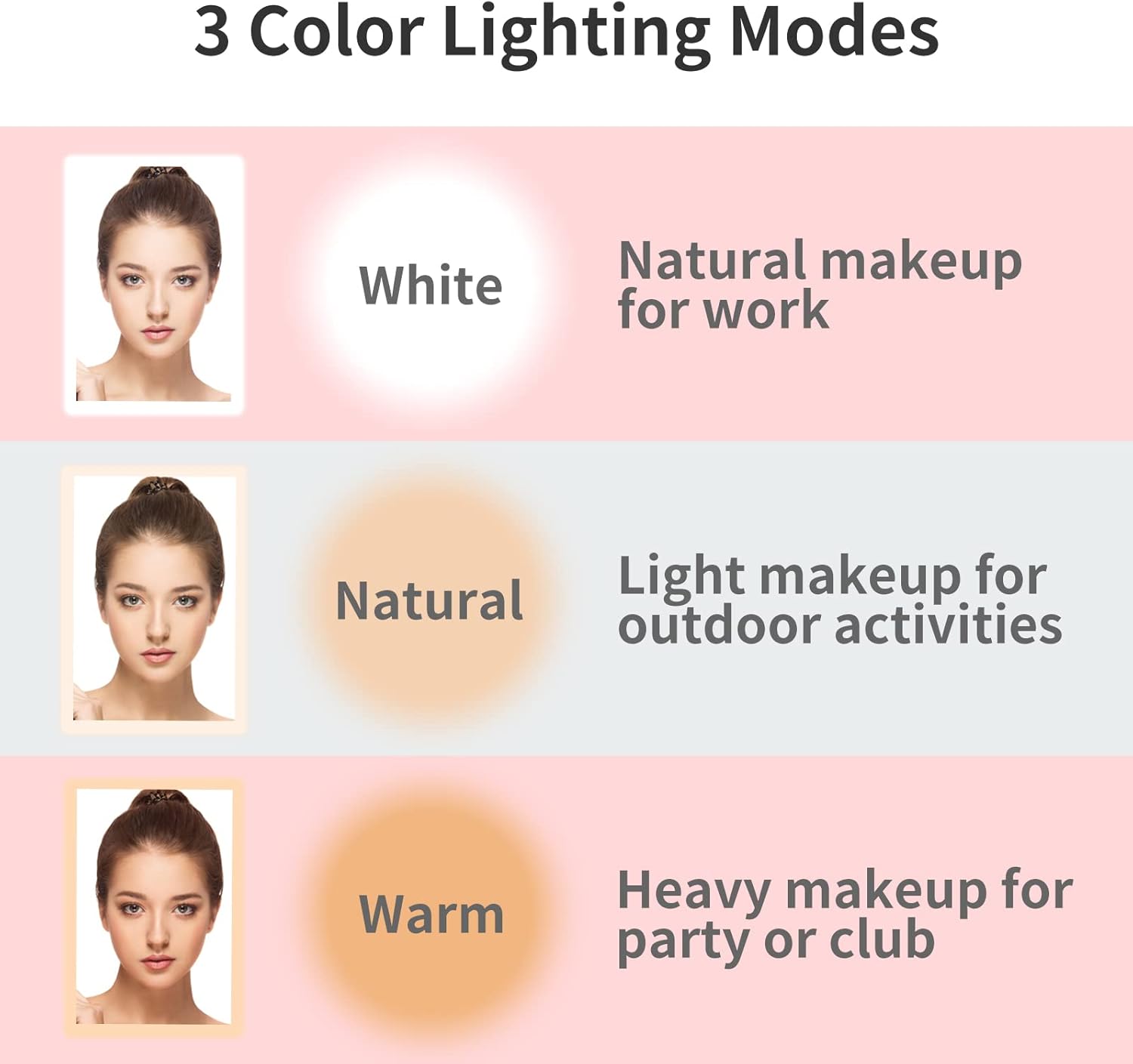 Mecion Makeup Mirror With 10X Magnification And 80 LED Lights 1
