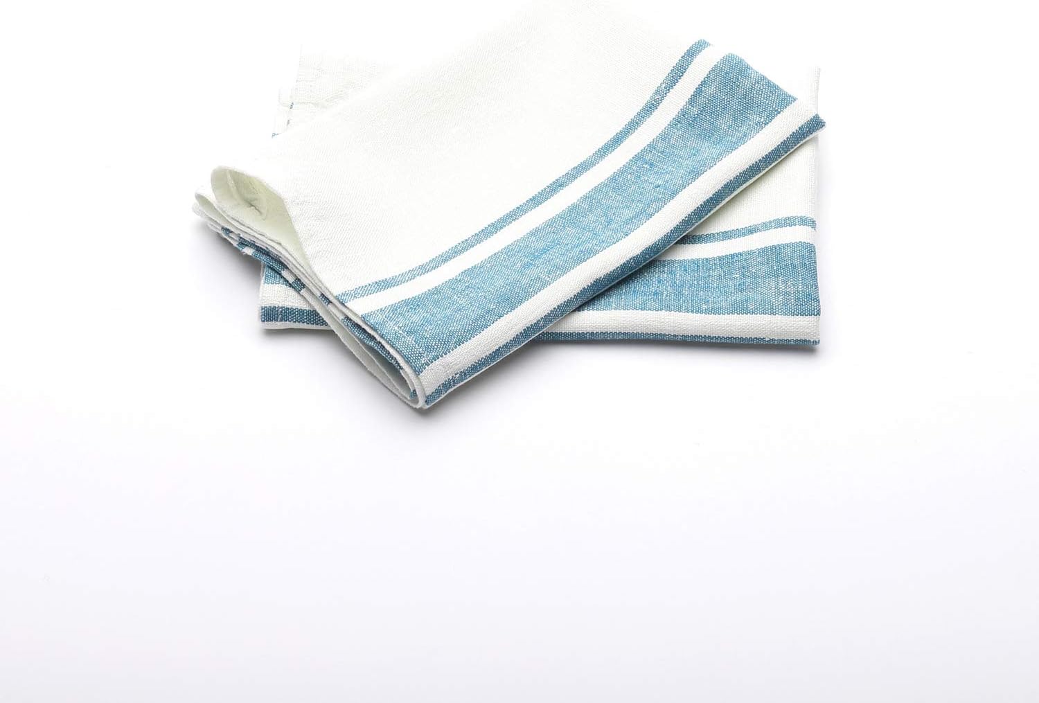 Marine Blue Tuscany Linen Towels Set
