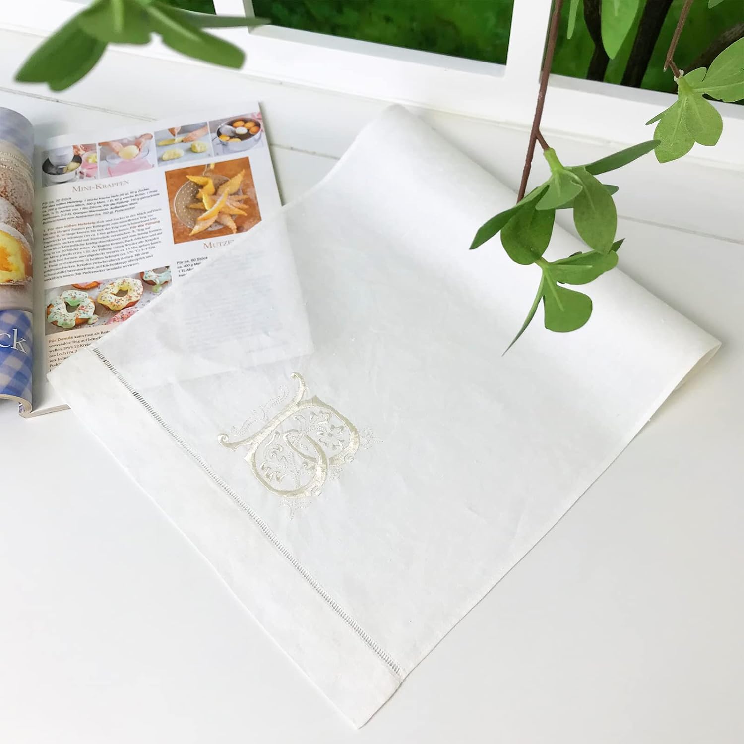 BrekSdat Monogram Handkerchief