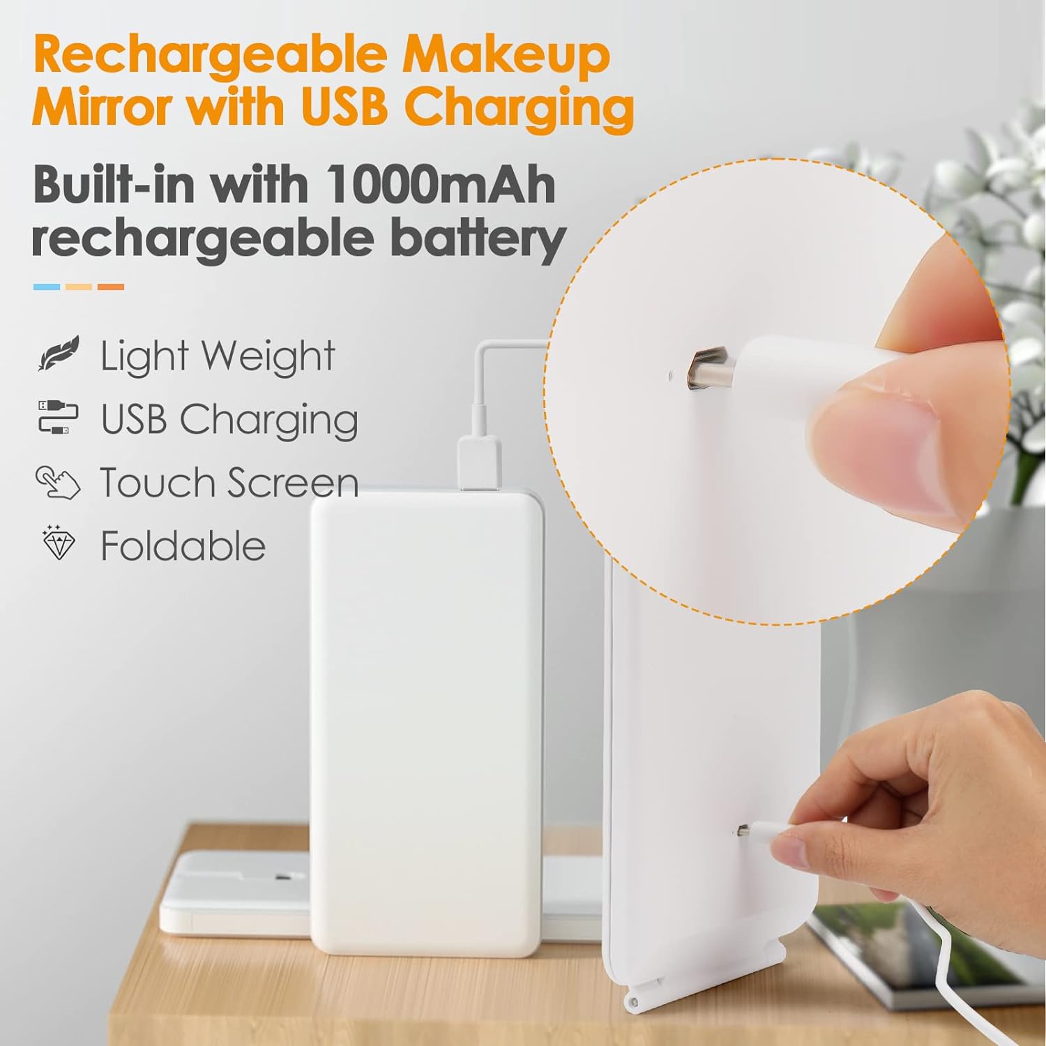 Compact Travel Makeup Mirror