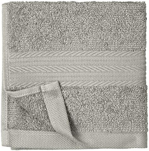 12-Piece Cotton Washcloths for Face Soft and Absorbent 12x12
