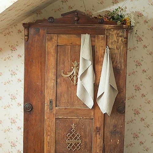LinenMe Linen Washed Wafer Hand and Guest Towels 17x28-inch Set of 2