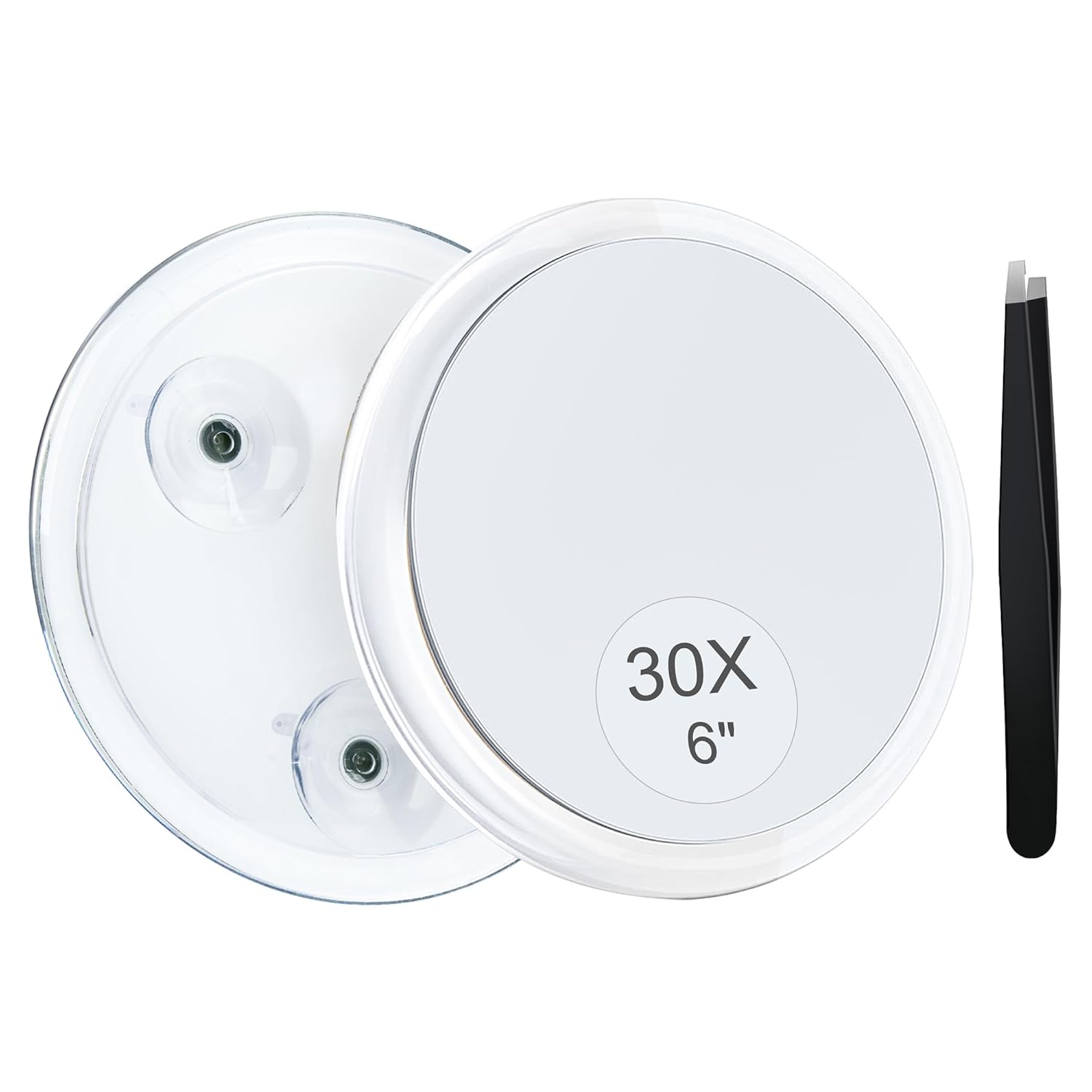 30X Magnifying Mirror for Eyebrows Makeup with Suction Cups