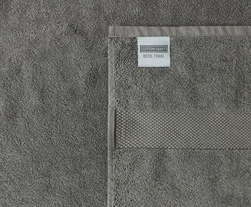 COTTON CRAFT Hotel Spa Luxury Bath Sheet Set 40x80 2 Pack