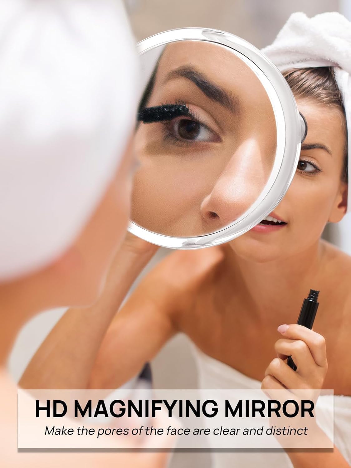 Macaki 6-Inch 15X Magnifying Mirror