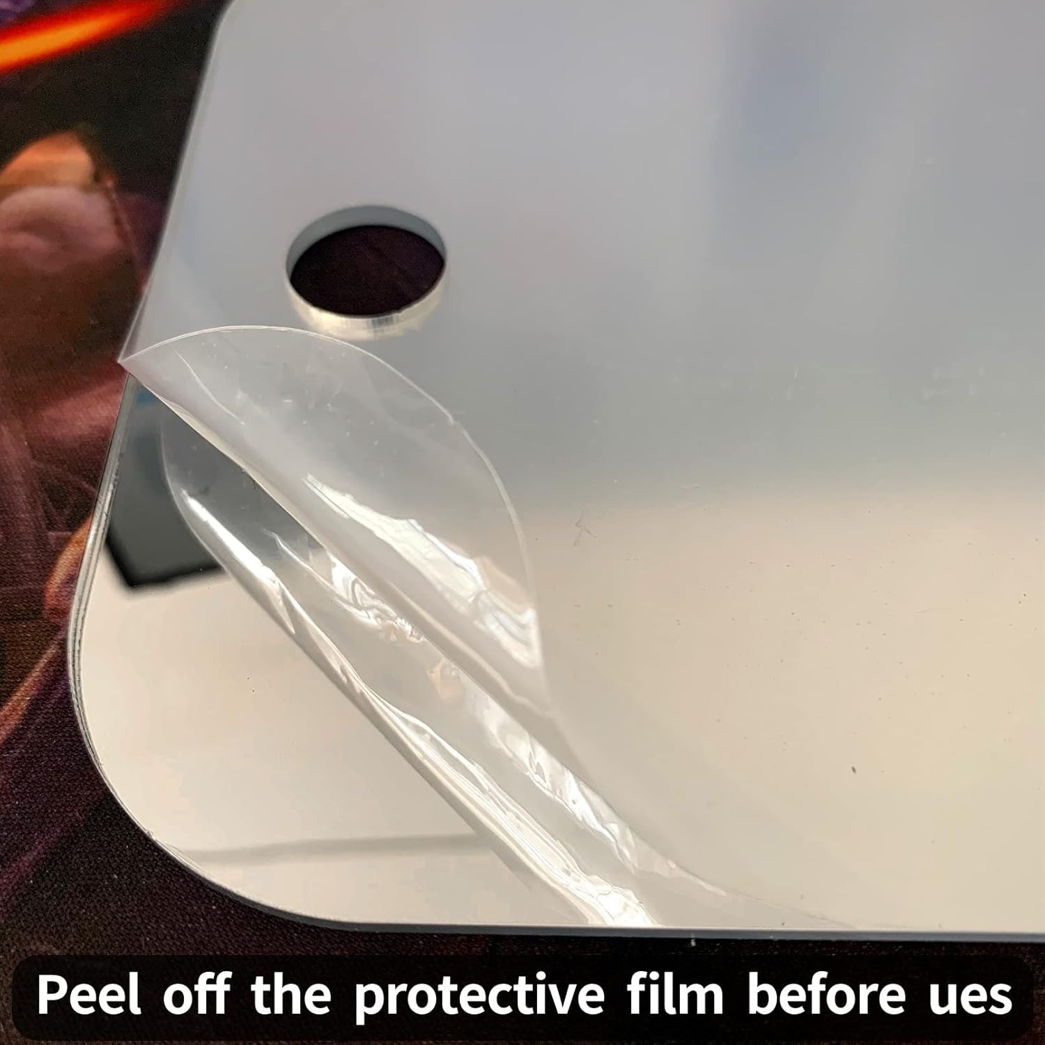 Durable ShatterPROTECT Shaver Mirror for Travellemen