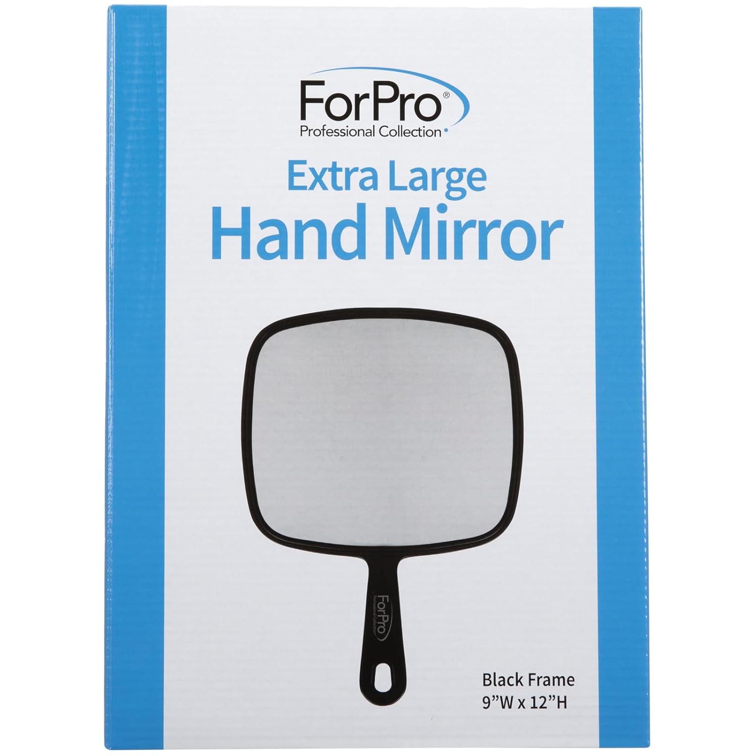 Professional Extra Large Hand Mirror with Handle