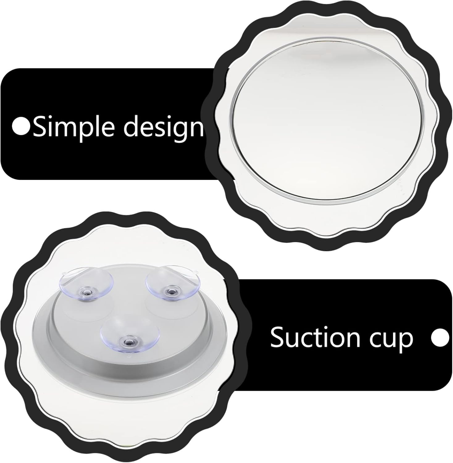 KALLORY Compact 20X Magnifying Mirror