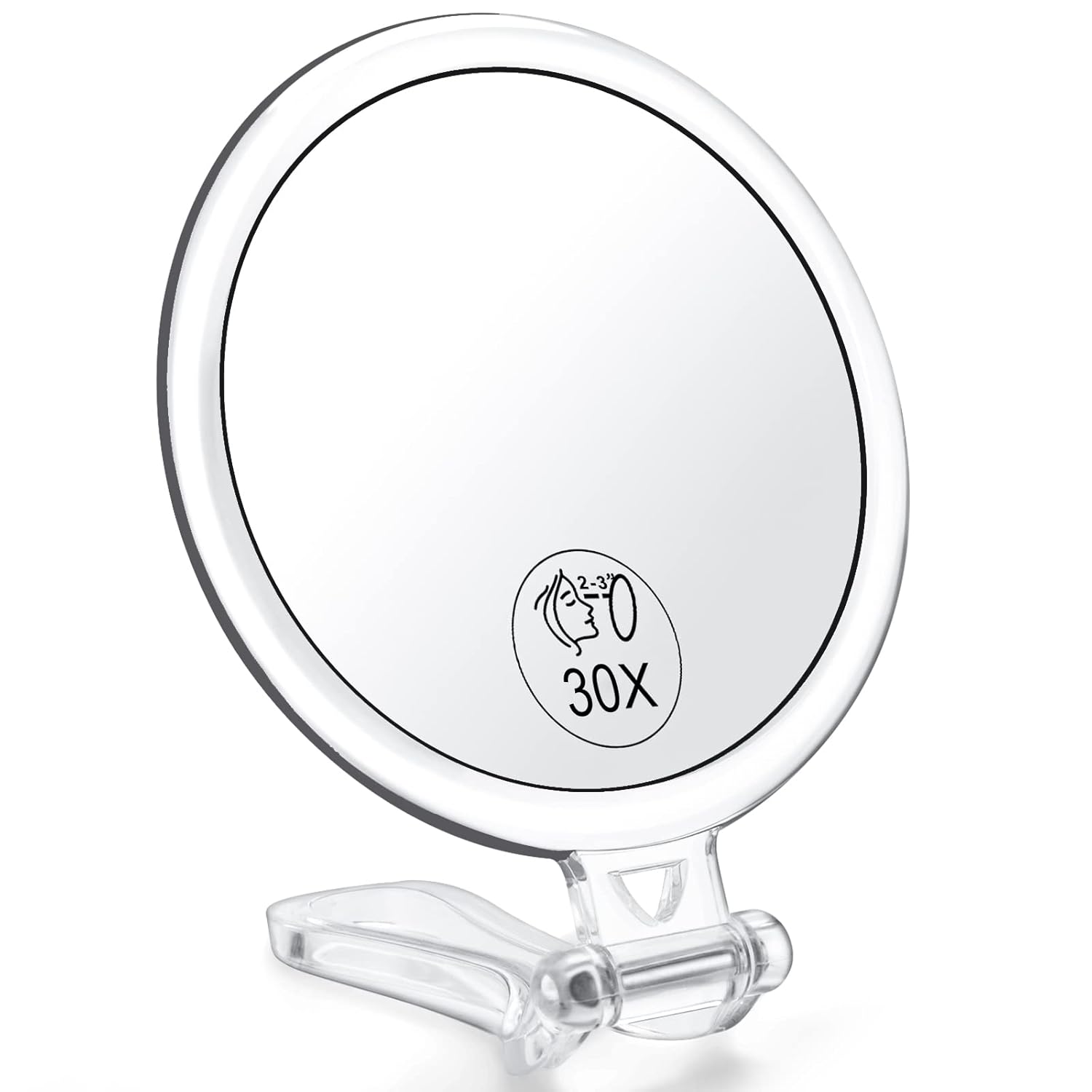 AMISCE 2-Sided 30x Magnifying Mirror