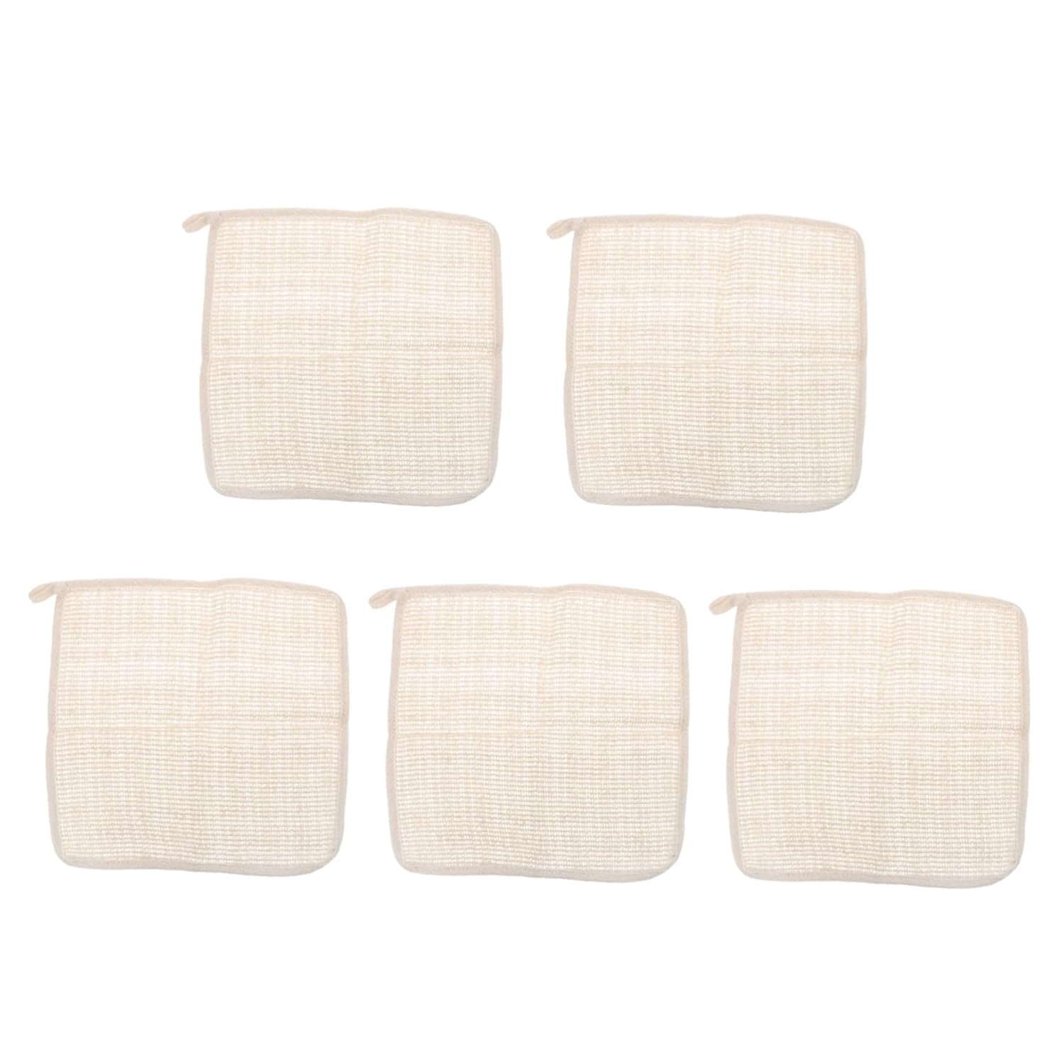 Baluue 5Pcs Exfoliating Shower Towels
