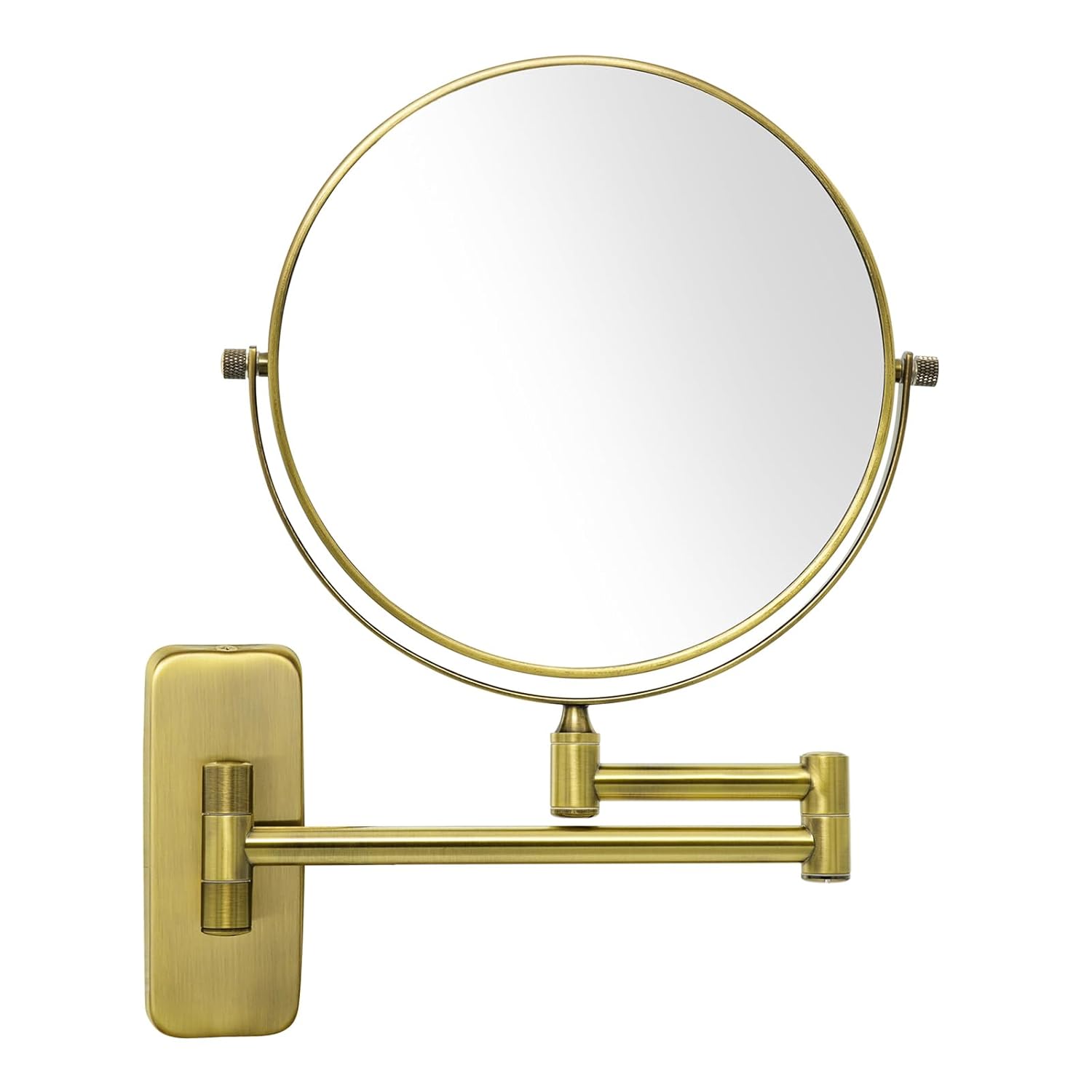 GURUN 8-Inch Double-Sided Wall Mount Makeup Mirror with 7X Magnification