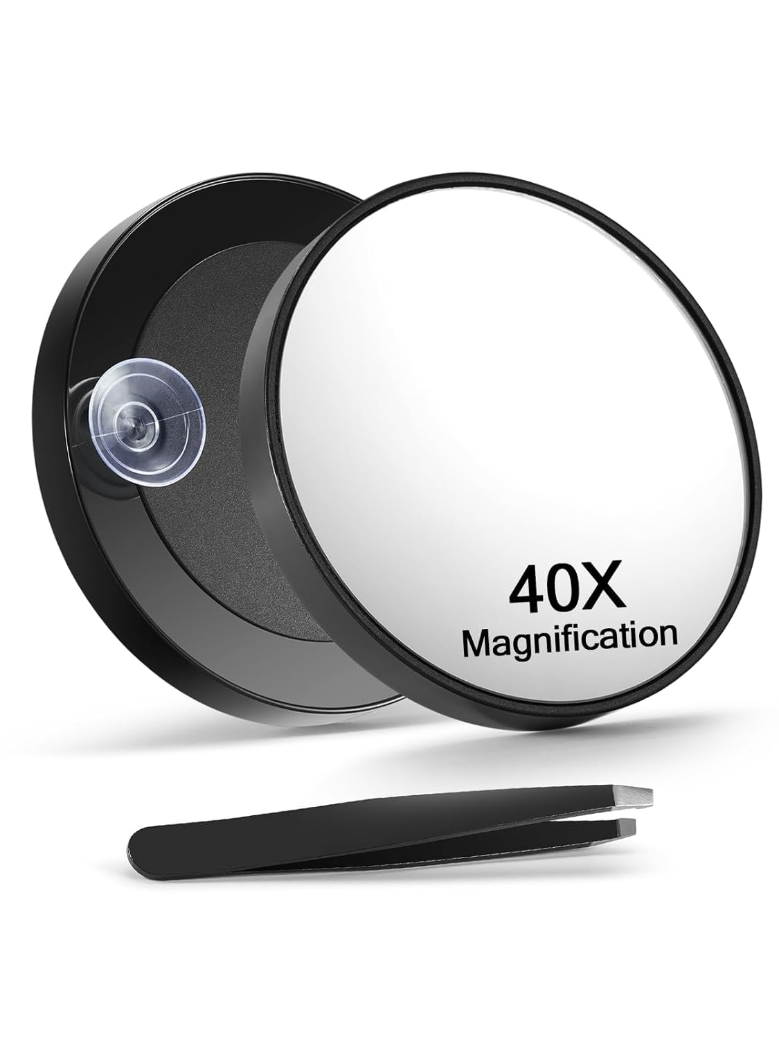 40X Magnifying Mirror with Suction Cups
