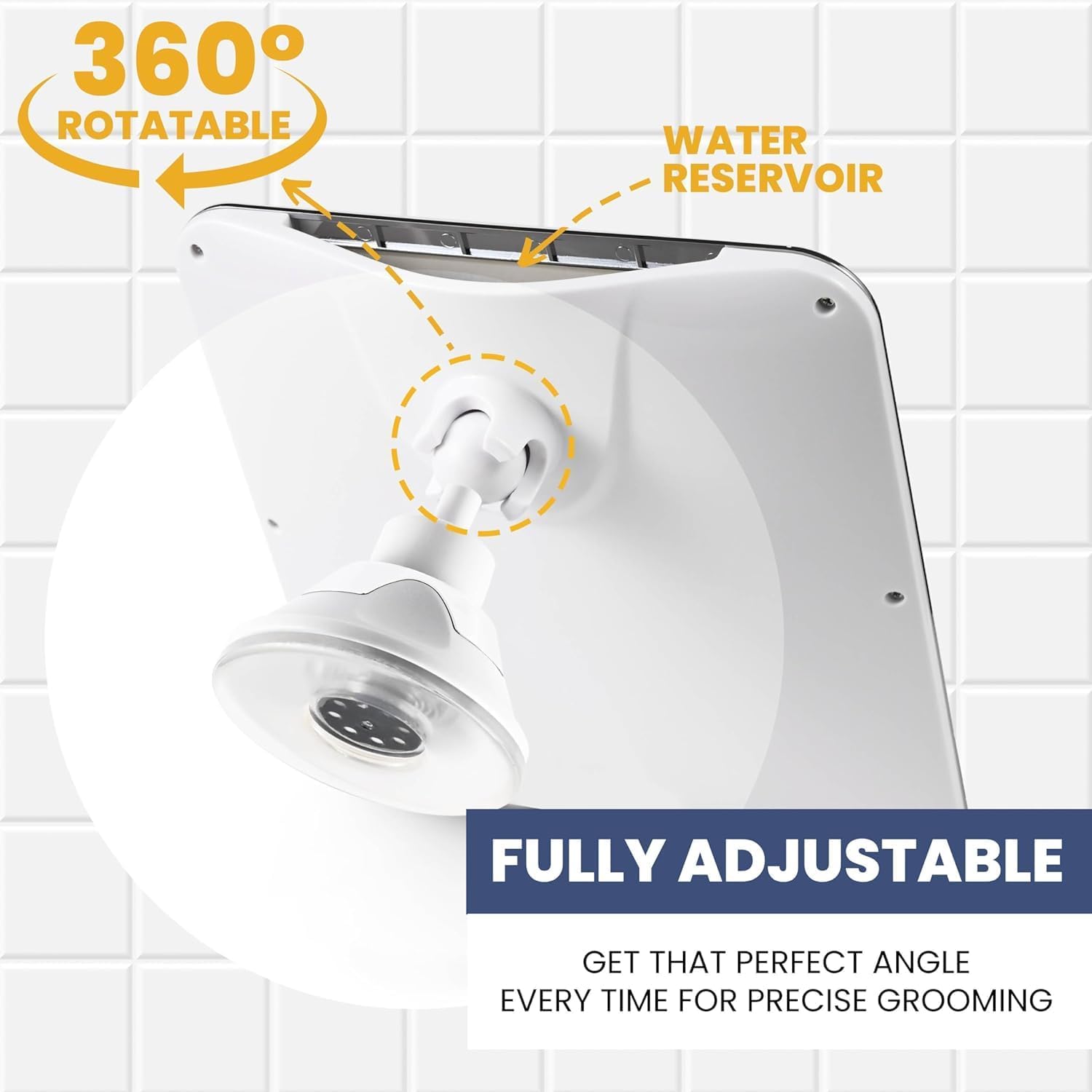 Mirrorvana Anti-Fog Daily Shave Mirror