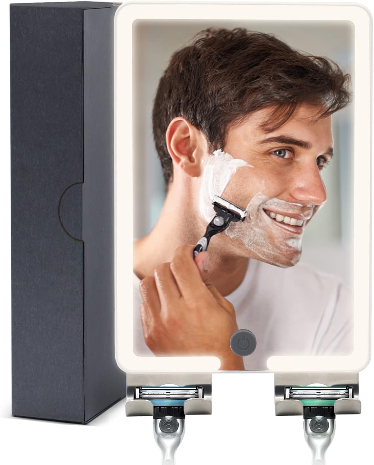 Fogless Heated Shower Mirror for Shaving