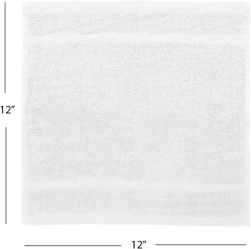 Avalon 48-Pk 12x12 Washcloths