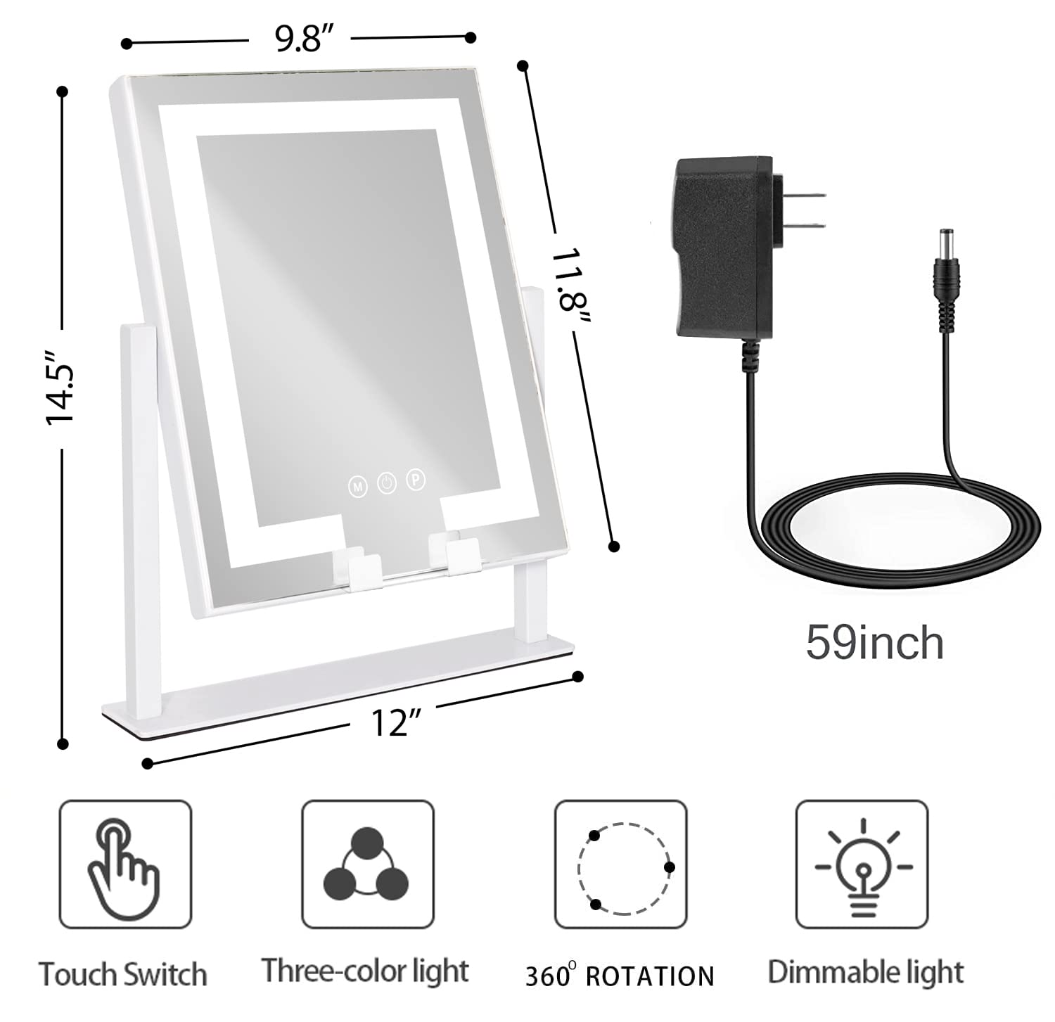 Kottova Lighted Makeup Mirror