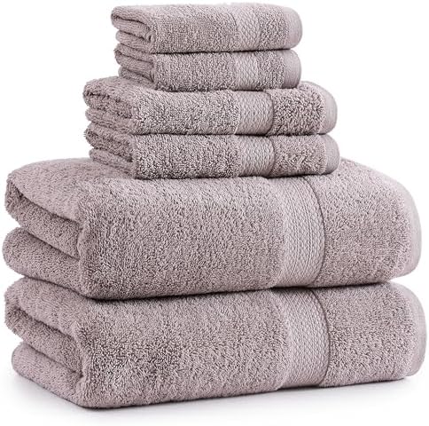 Luxury bath towel set extra soft 100 cotton perfect for your bathroom