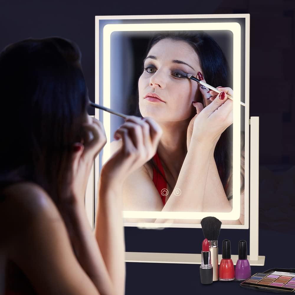 BRIGHTINWD - Touch Control 3-in-1 Vanity Mirror with Lights