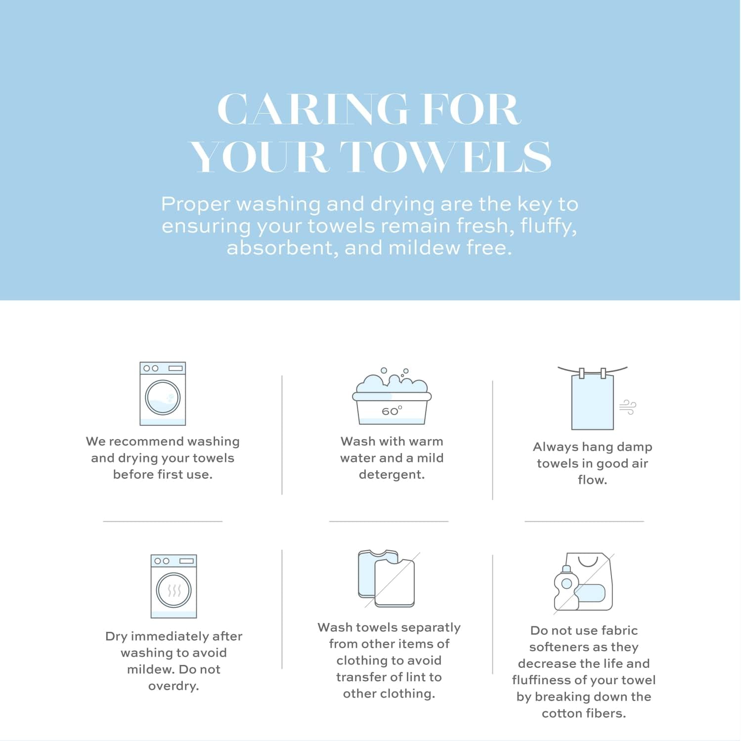 Luxury Washcloths Set for Bathroom - Soft Egyptian Cotton
