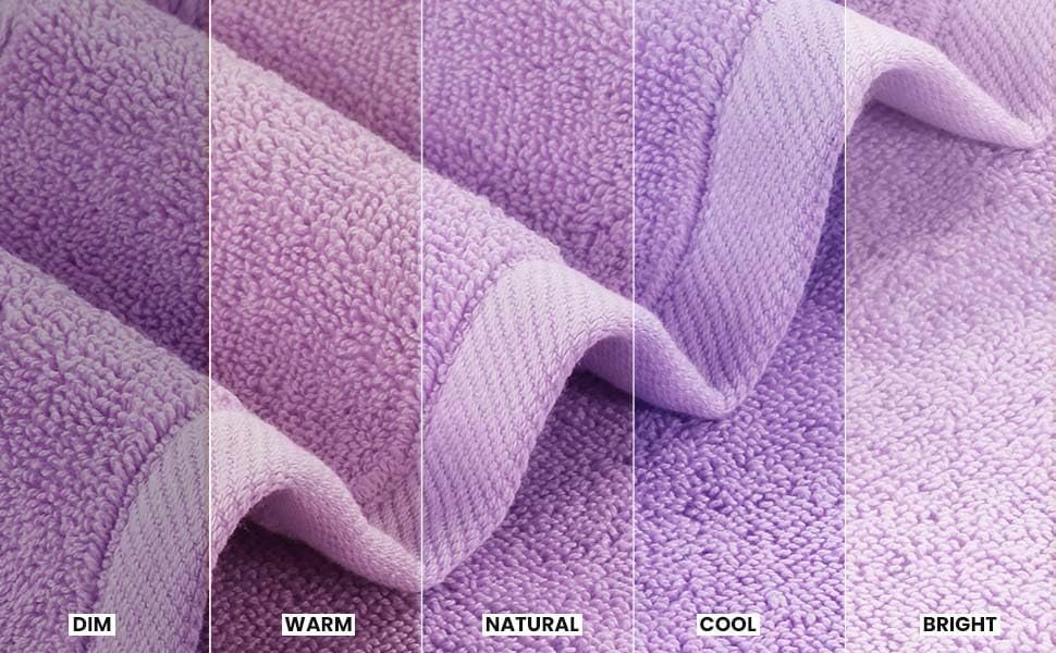 Utopia Towels 4 Pack Premium Bath Towels Set Lavender