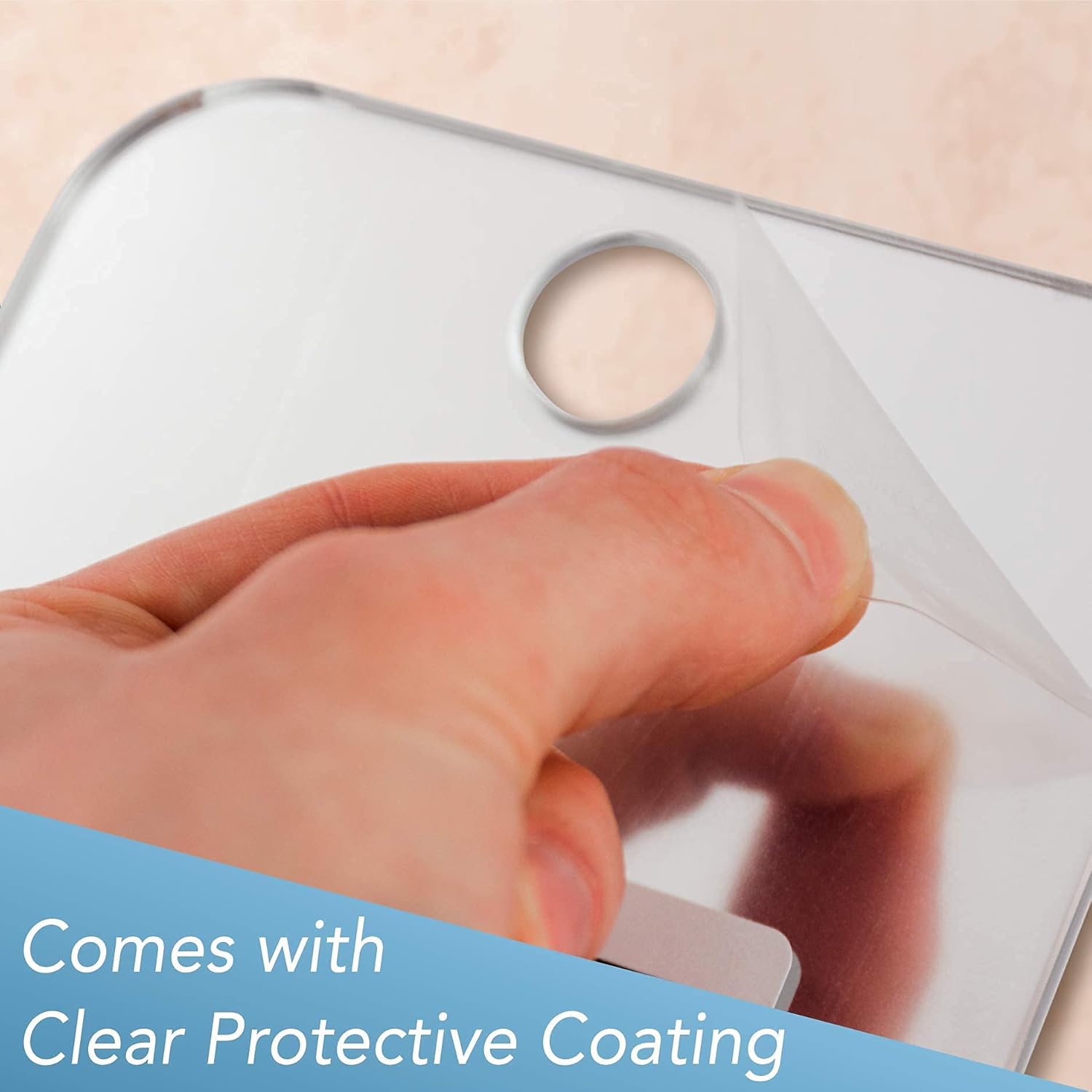Fogless Anti-Fog Bathroom Mirror with Handheld Option