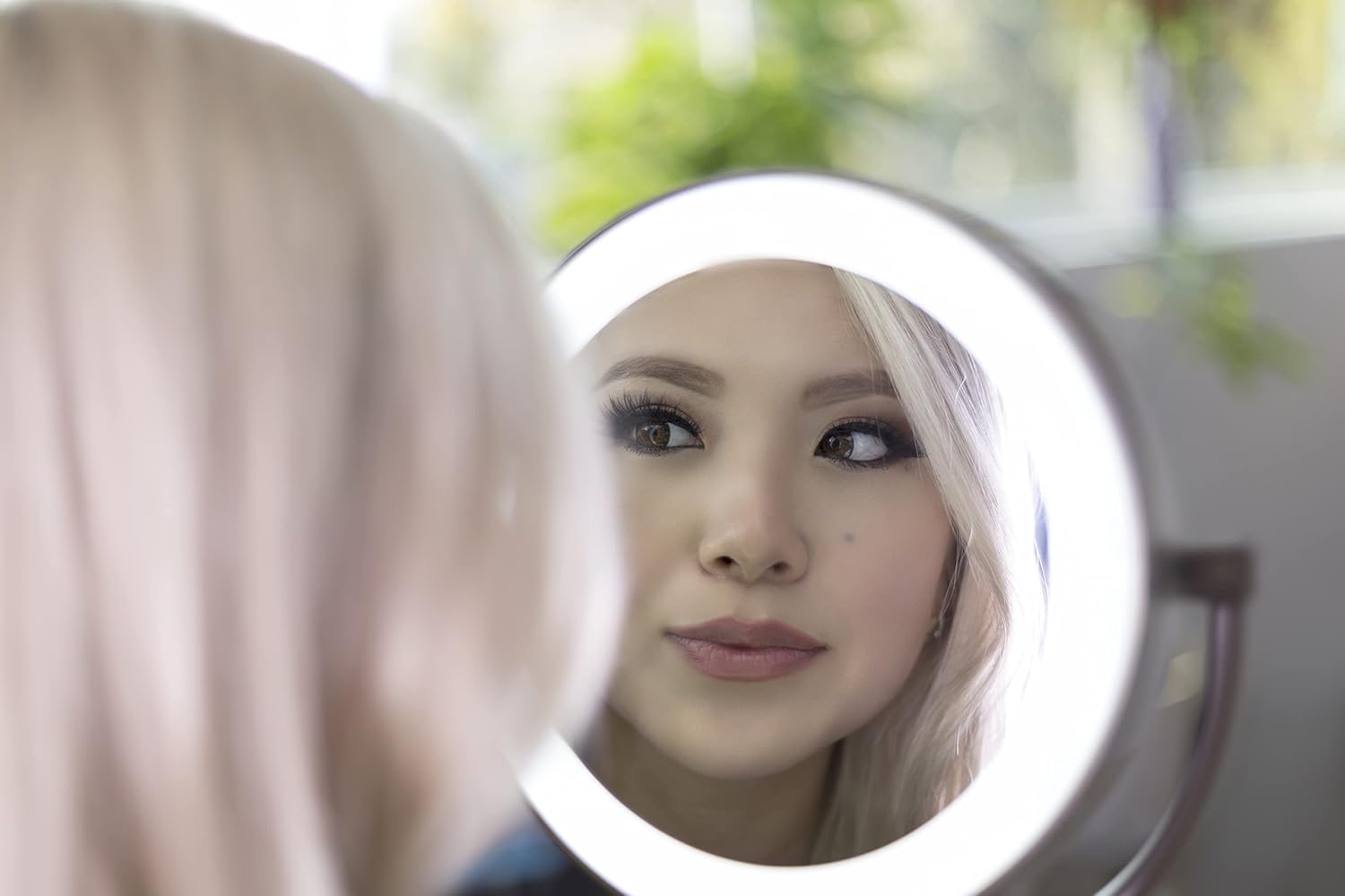 Zadro 11 LED Wall-Mounted Makeup Mirror with Shaving Function