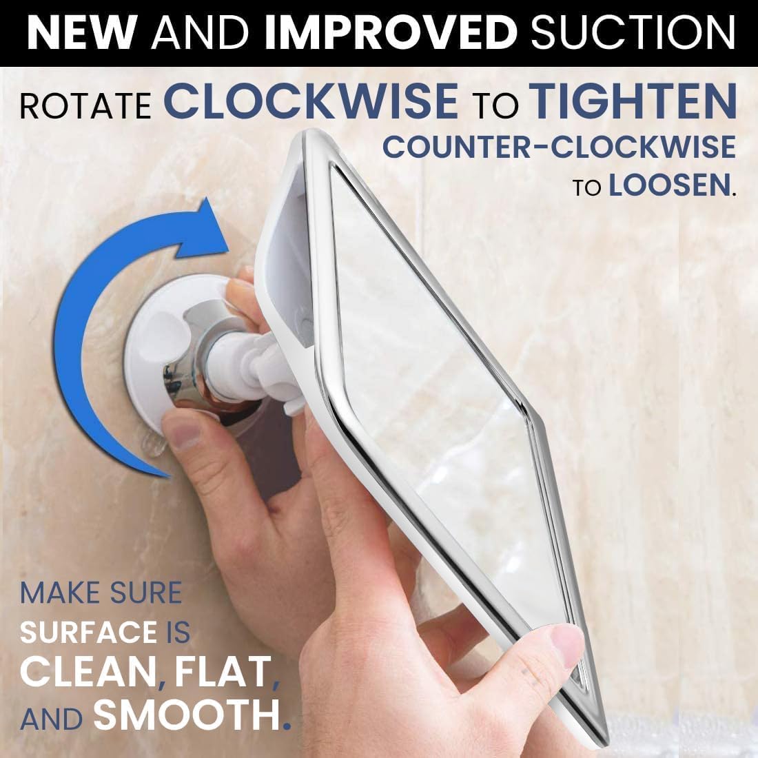 Mirrorvana Anti-Fog Daily Shave Mirror