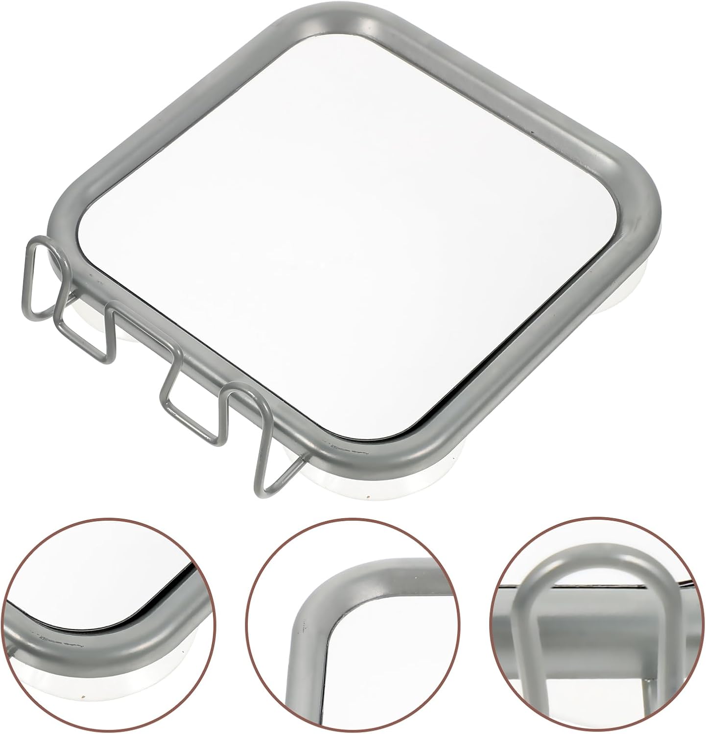 Nolitoys Tilting Fogless Shower Mirror