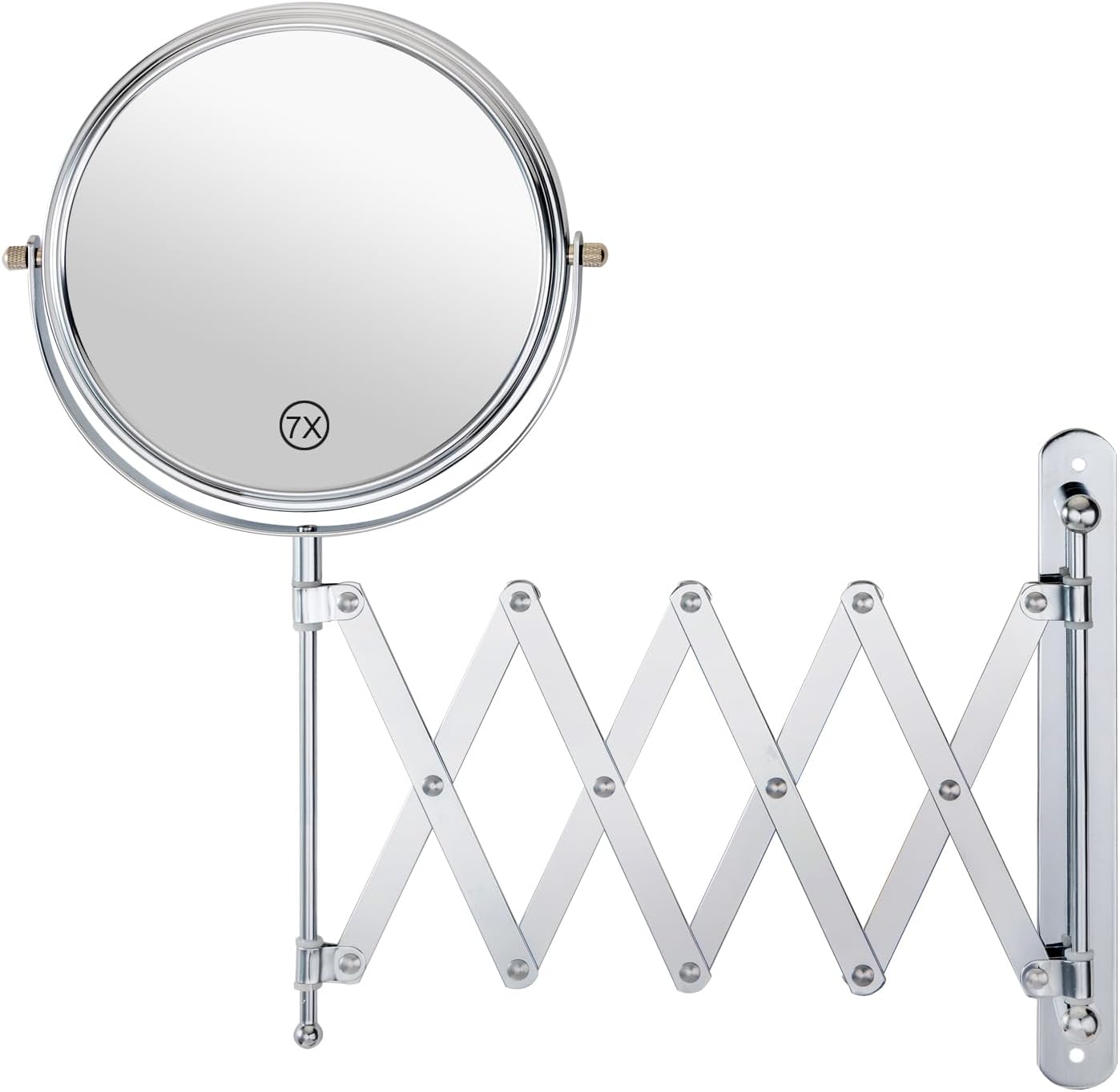 WELL W LINK 7-inch Wall-Mounted Makeup Mirror
