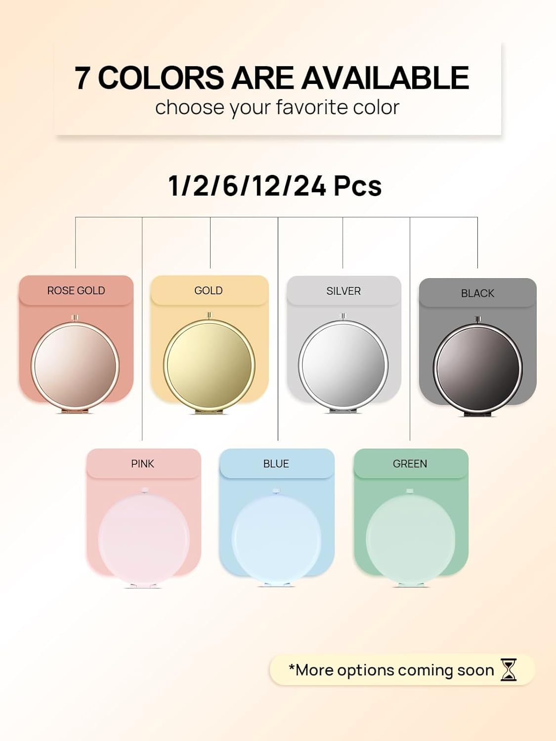 Essential Compact Magnifying Mirror for Travel