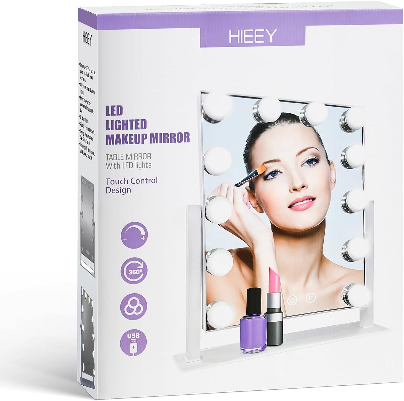 Vanity Mirror with Perfect Lighting and Magnification