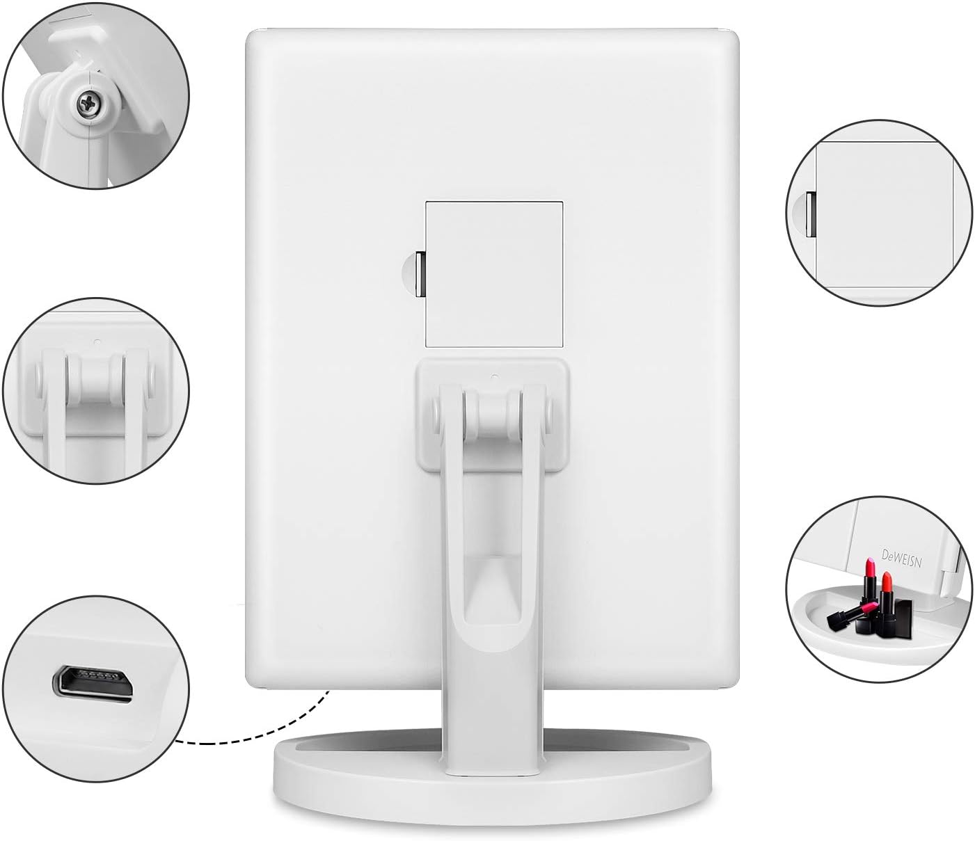 Deweisn Touch Screen Vanity Mirror