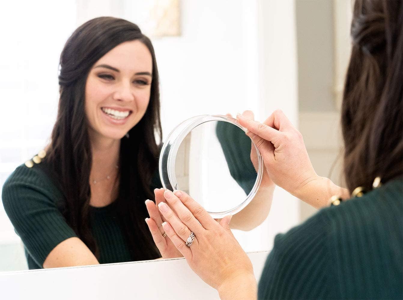 Mavoro 10X Magnifying Mirror with Suction Cups