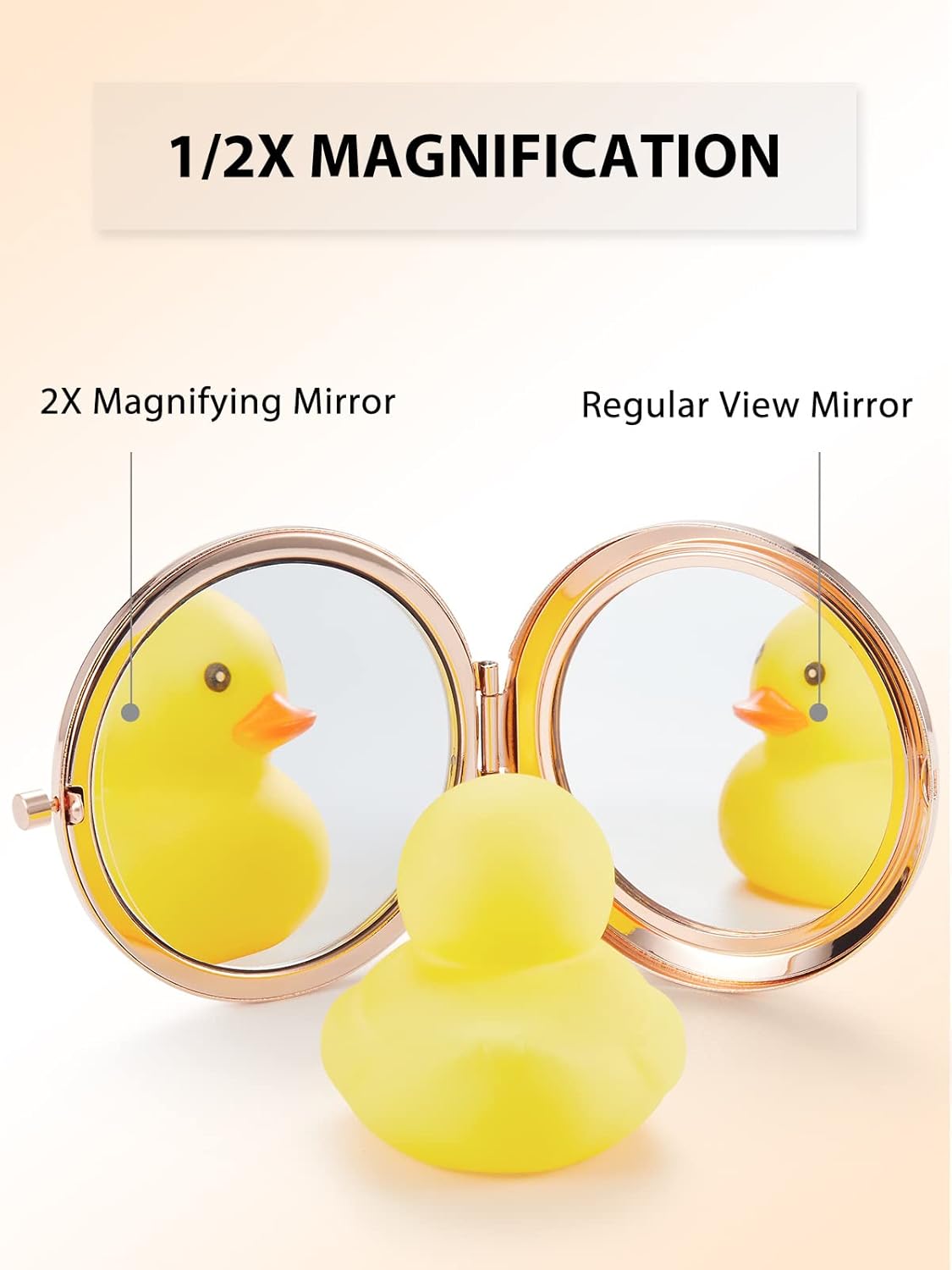 Essential Compact Magnifying Mirror for Travel