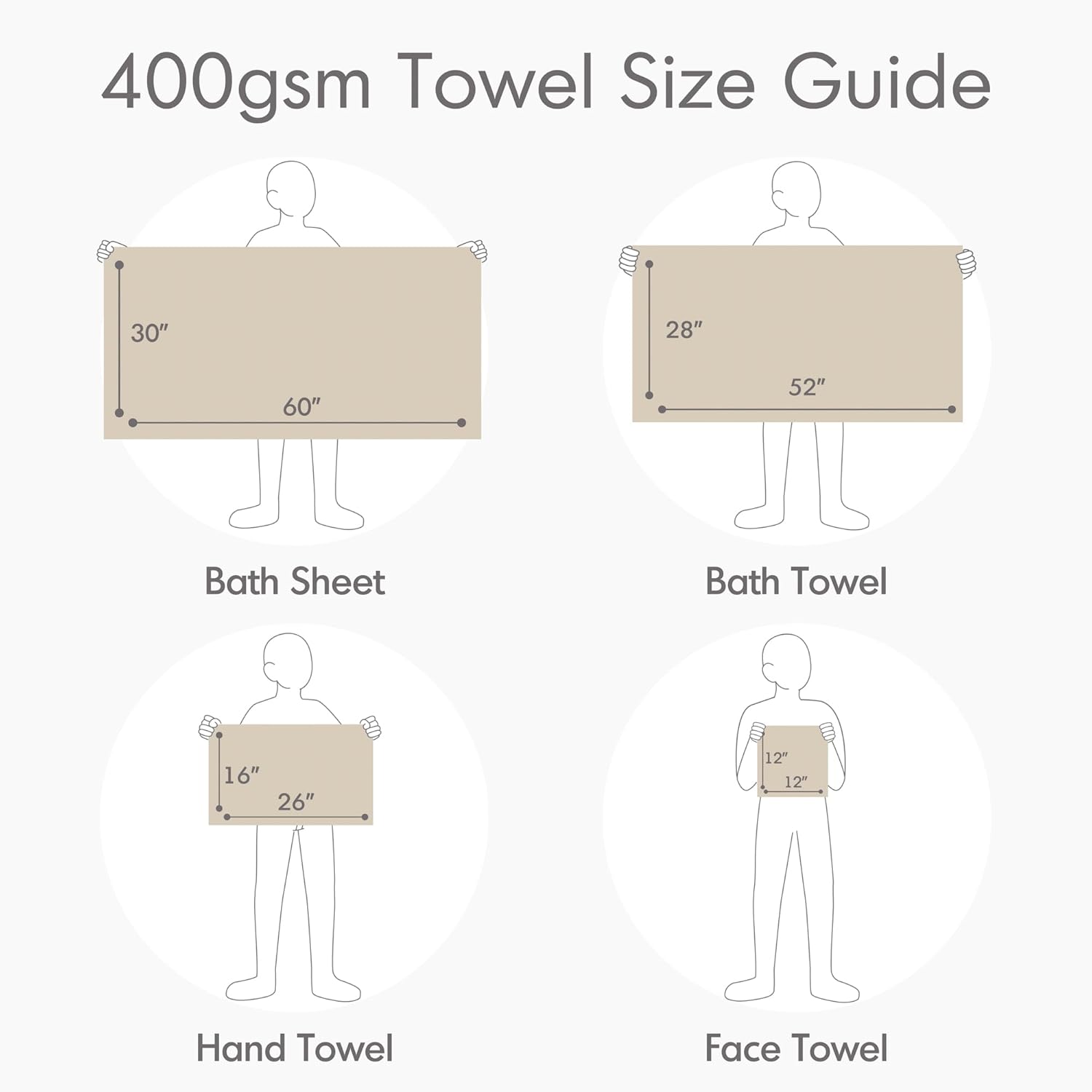 Luxury Cotton Bath Towels
