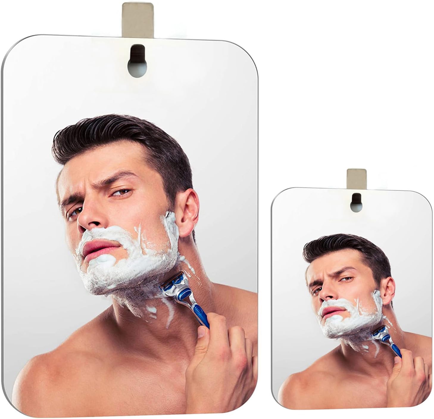 Fog-Free Shower Mirror Set LargeSmall