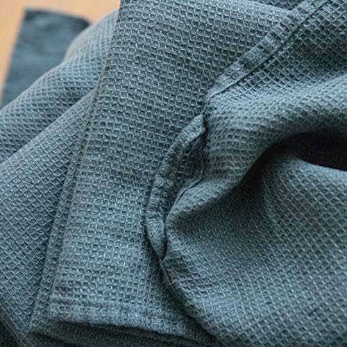 Balsam Green Linen Wash Cloths Set