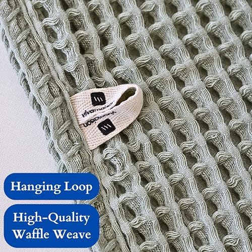 Viva Maison Waffle Bath Towel Set Soft Lightweight Luxurious
