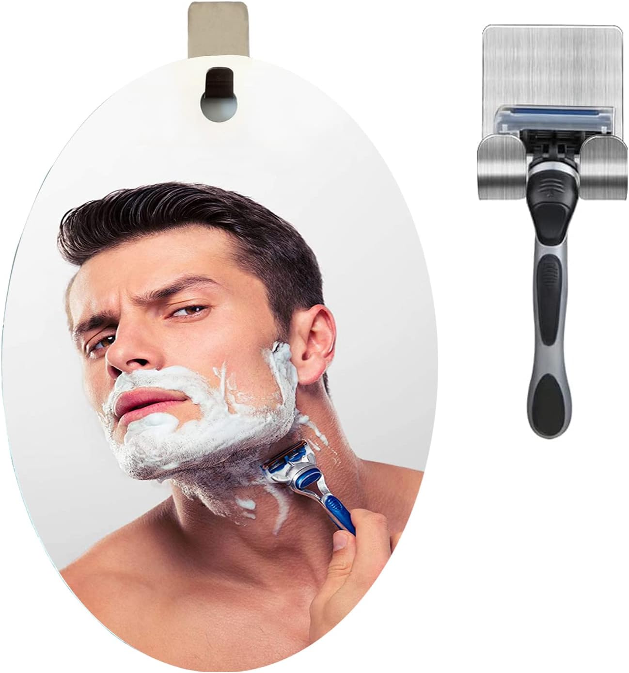 Deluxe Anti-Fog Shower Mirror - The Safe Choice for Daily Shaving