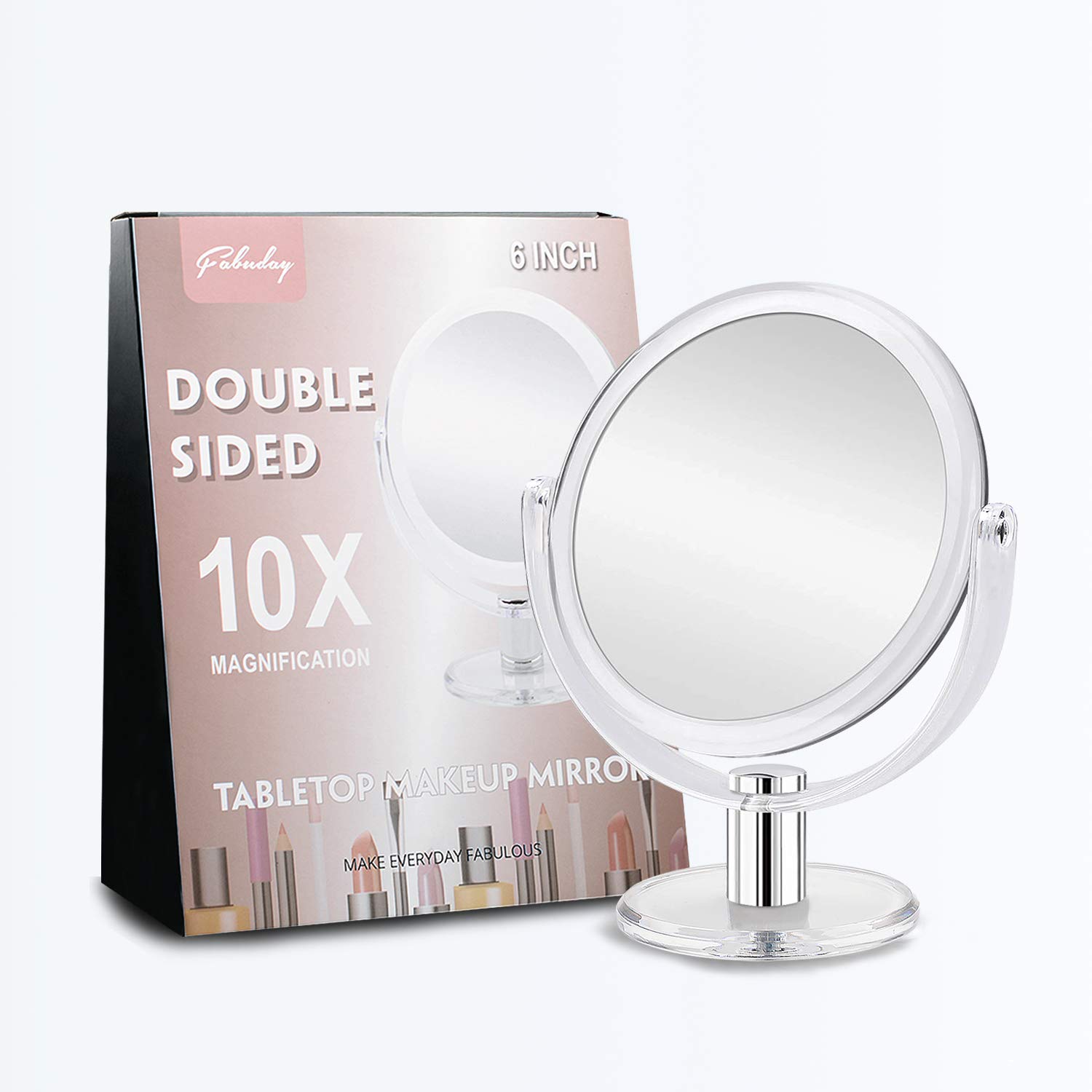 Fabuday Double Sided Magnifying Makeup Mirror with Stand