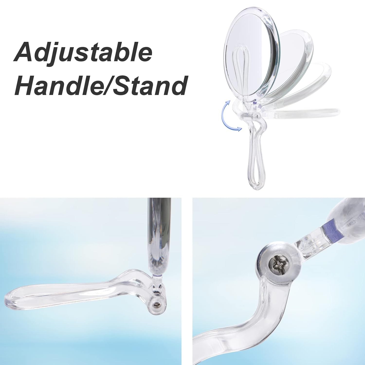 AMISCE 2-Sided 30x Magnifying Mirror