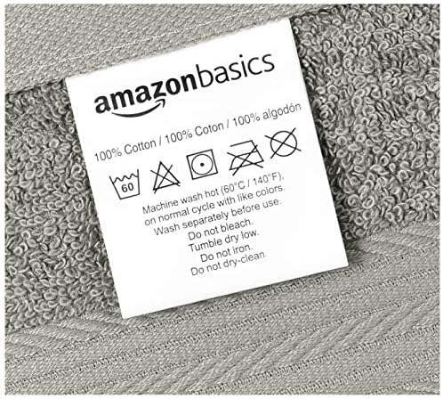 12-Piece Cotton Washcloths for Face Soft and Absorbent 12x12