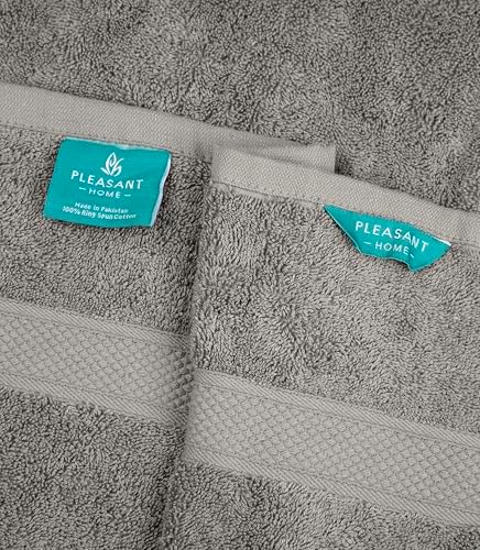 Luxury Cotton Bath Towels 100 Soft Absorbent 6-Pack Set