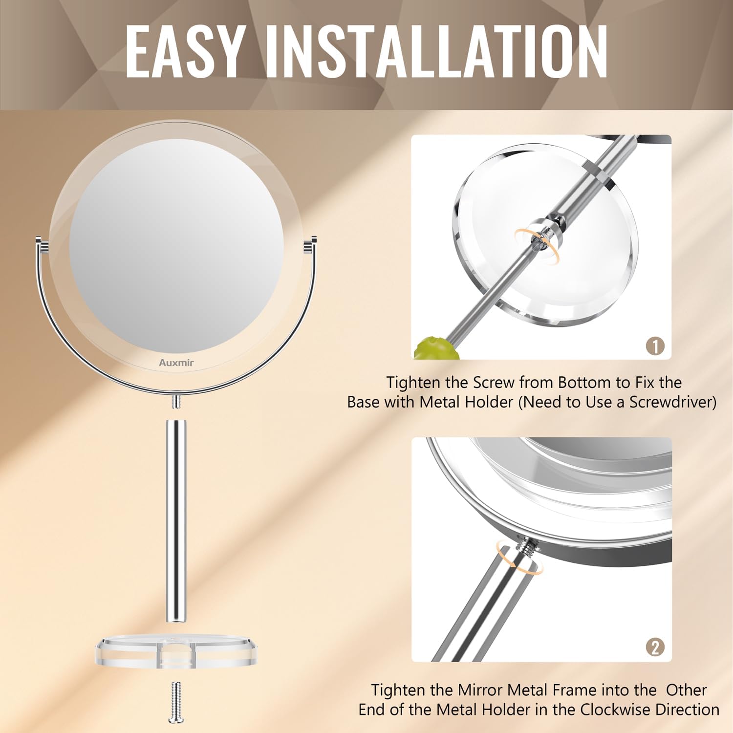 The 20X Beauty Mirror from Auxmir - Discover True Self-Reflection