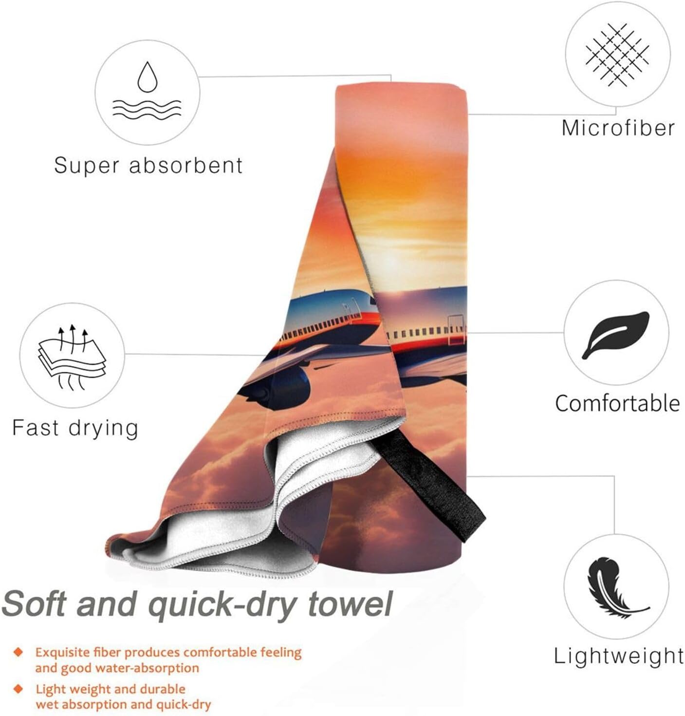 Quick-Dry Microfiber Beach Towel