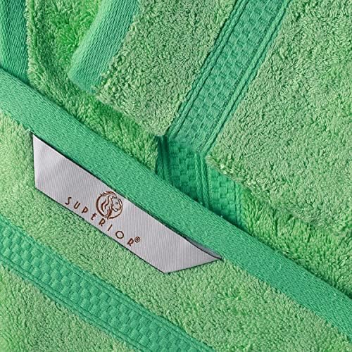 6-Piece Superior Towel Set Rayon from Bamboo Cotton Blend