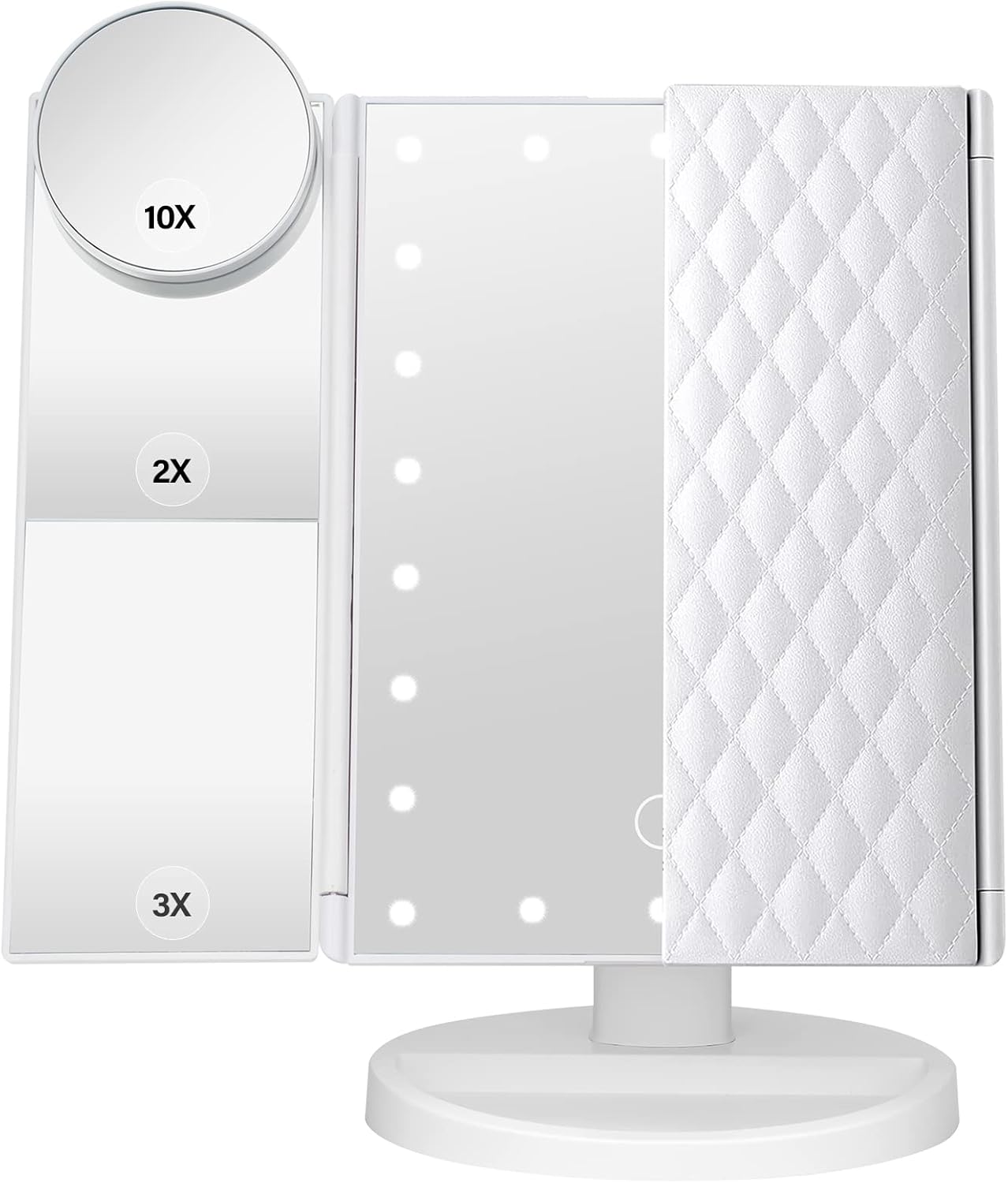 Luxury Makeup Vanity with 10X Magnification Touch Controls
