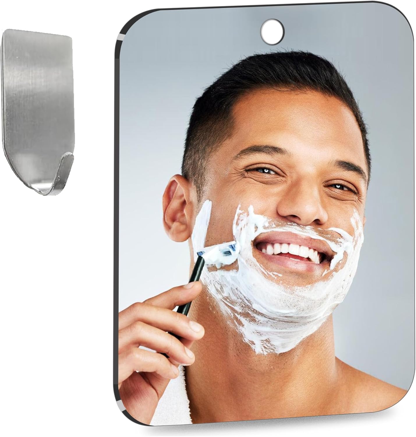 Fogless Shower Mirror for Shaving 6x8 inch Medium