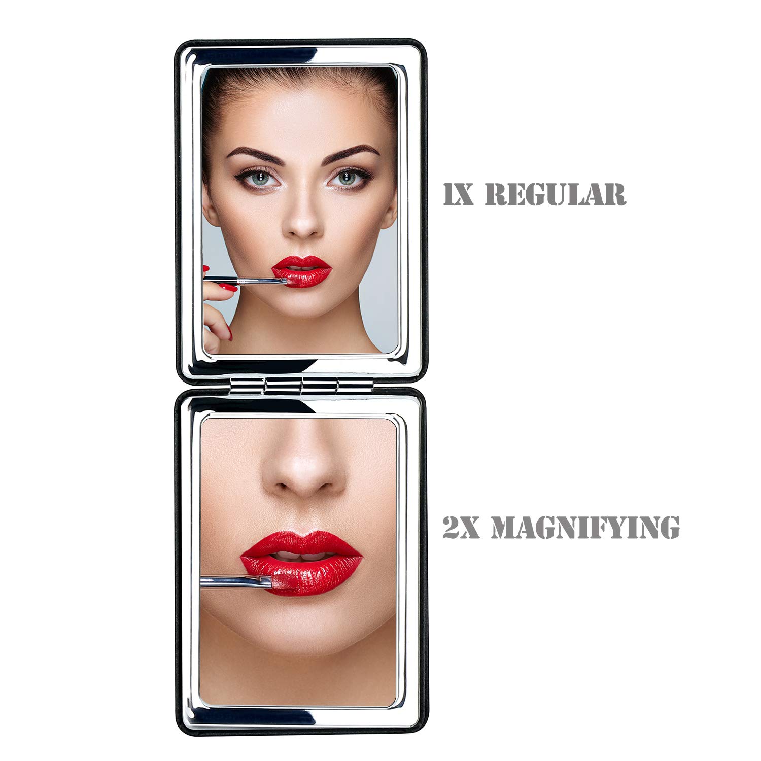 Elegant Compact Vanity Mirror for Men
