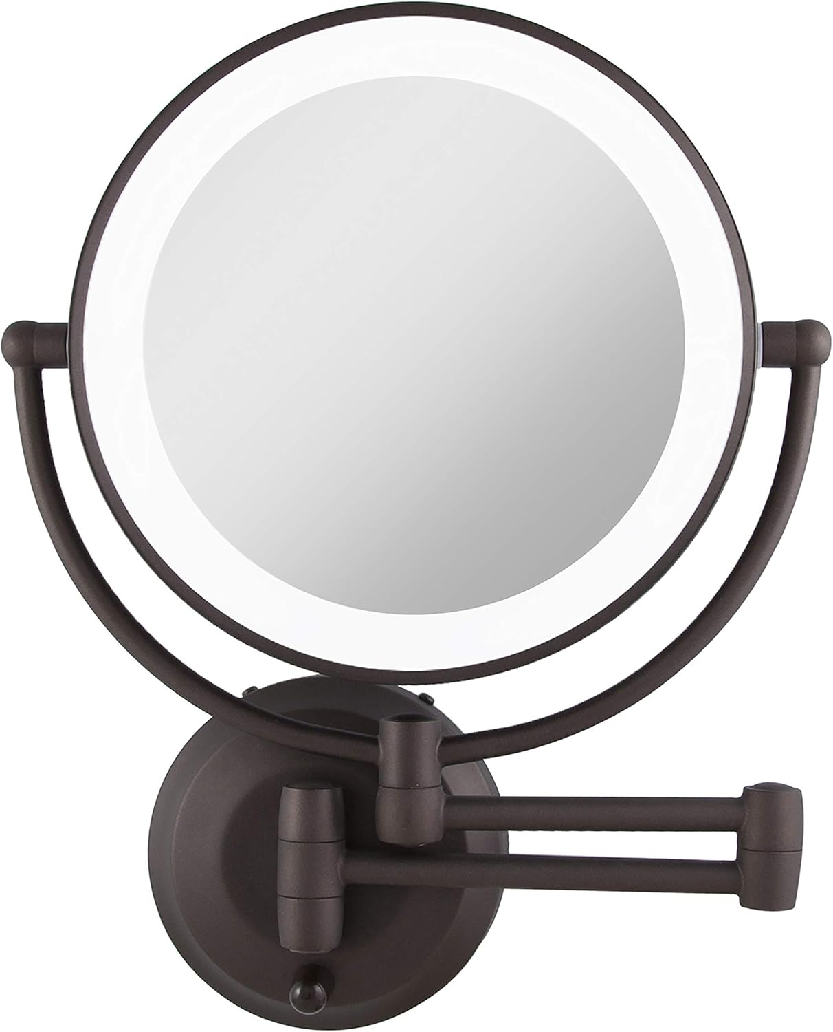 Zadro 11 LED Wall-Mounted Makeup Mirror with Shaving Function